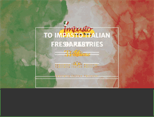 Tablet Screenshot of impastoitalianbakery.com